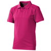 Calgary short sleeve kids polo in pink