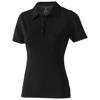 Markham short sleeve ladies Polo in black-solid