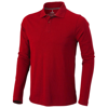 Oakville long sleeve Polo in red