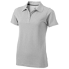 Seller short sleeve ladies polo in grey-melange