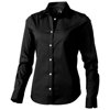 Hamilton long sleeve ladies Shirt in black-solid