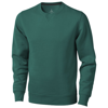 Surrey crew neck sweater in forest-green
