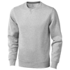 Surrey crew neck sweater in grey-melange