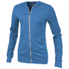 Garner Full Zip Hooded Ladies Sweater in blue