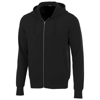 Cypress full zip hoodie in black-solid
