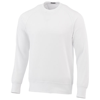 Kruger crew neck sweater in white-solid