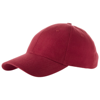 Bryson 6 panel cap in red