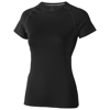 Kingston short sleeve ladies T-shirt in black-solid
