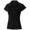 Ottawa short sleeve ladies polo in black-solid