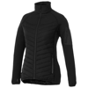 Banff hybrid insulated ladies jacket in black-solid