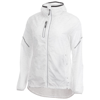 Signal reflective packable ladies jacket in white-solid