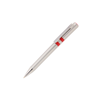 Lever Twist Pen in silver-red