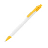 Stick Ballpen in white-yellow