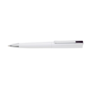 Flat Cap Pen in white-black