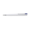 Flat Cap Pen in white-blue