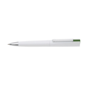 Flat Cap Pen in white-green