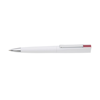 Flat Cap Pen in white-red