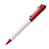 Raja Colour Ballpen in white-red