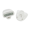 Multi Function Pedometer - White/Clear in white-clear