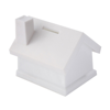 House Shaped Money Box - White/White in white