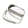 Polished Compact Mirror - Silver/Silver in silver