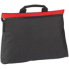 Swale Document Bag in black-and-red