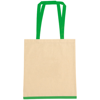 Eastwell 4.5oz Cotton Tote Bag in natural-and-green