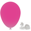 10 Inch Latex Balloons with Helium Valve – HeliValve in pink