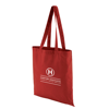 Coloured Cotton Shopper in red