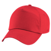 Kids Original Cotton Cap in bright-red