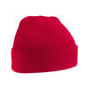 Acrylic Knitted Hat in classic-red