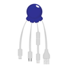 Octopus 2 - Digital Print Multi Charging Cable in blue