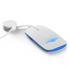 Pokket 2 Wired Mouse with Led-Logo in blue