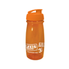 Pulse Sports Bottle in orange-flip-lid