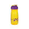 Pulse Sports Bottle in yellow-flip-lid