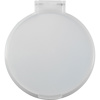 Plastic single mirror in white