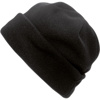 Fleece hat. in black
