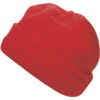 Fleece hat. in red