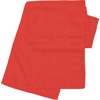 Fleece scarf. in red