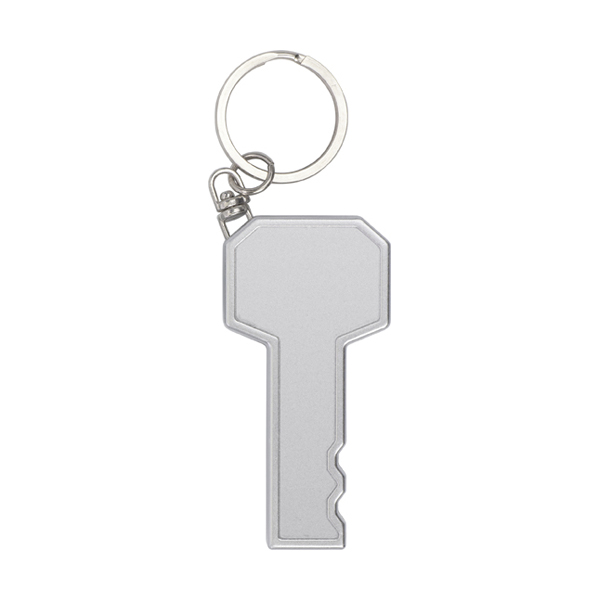 Key chain with light in silver