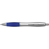 Cardiff ballpen with silver barrel. in blue