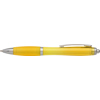 Newport ballpen with blue ink. in yellow