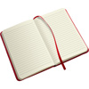 A5 Notebook with a soft PU cover in red