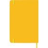 A5 Notebook with a soft PU cover in yellow