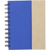 Wire bound notebook. in cobalt-blue