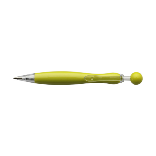 Mirate ballpen with blue ink. in yellow