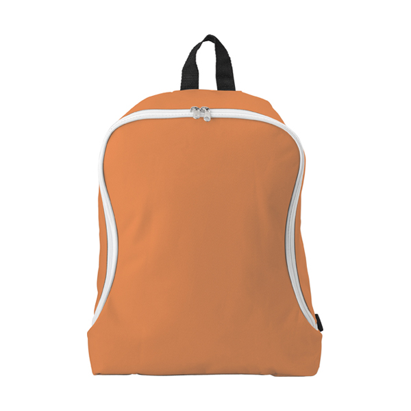 Polyester backpack. in orange