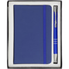 Notebook and ballpen set. in blue