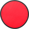 Foldable nylon frisbee in red