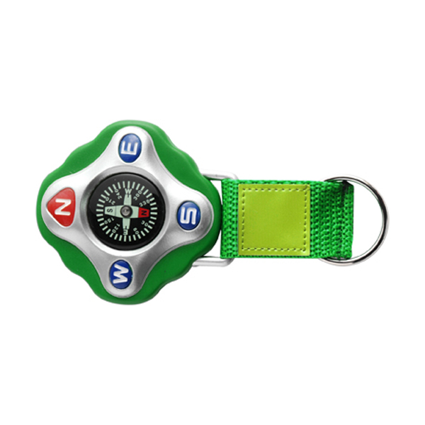 Plastic compass in light-green